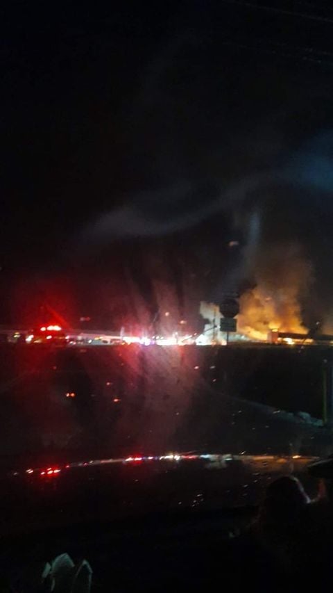 Tri Cities Flea Market Fire